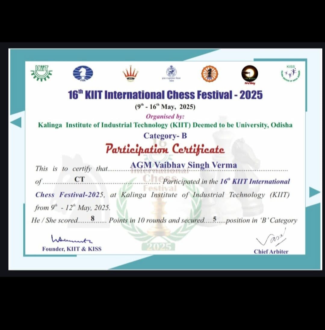 Certificate 5